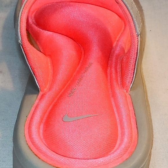 Nike Comfort Footbed Thong Flip Flops Sandals Women's Grey And Pink Size 6 - Picture 9 of 13